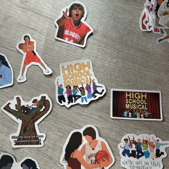 the first high school musical set of 16 stickers brand new  can be separated - Picture 3 of 5